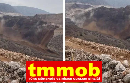 TMMOB “ facia geliyor dedik… facia geldi…”