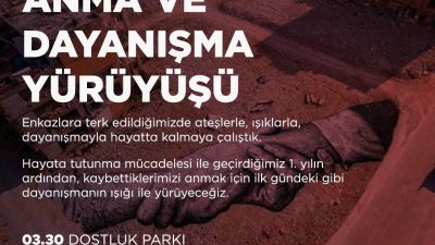 Hatay’ın Defne İlçesi’nde gerçekleşen 6 Şubat depremlerinin birinci yıl dönümü,