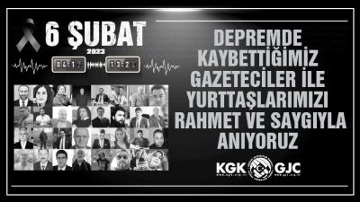 Küresel Gazeteciler Konseyi 6 Şubat depreminin yıl dönümünde başta depremde