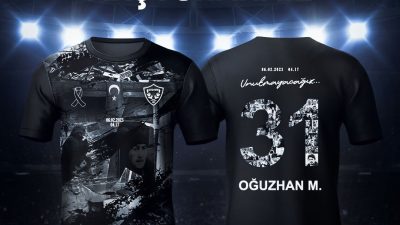 Hatayspor Kulubü, depremde yakınlarını kaybetmiş insanların gönderdikleri fotoğraftan oluşan özel