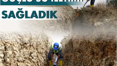 Defne-Çınarlı Mahallesi’nde çekilen su sıkıntısına çözüm olarak HATSU bölgede yeni