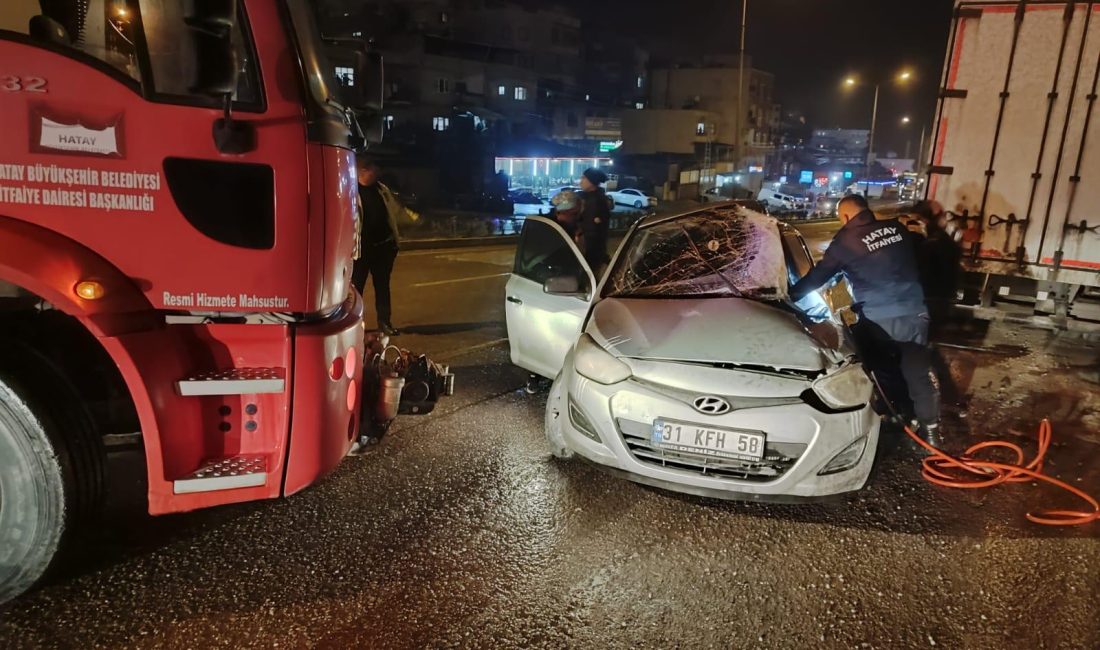 Hatay'ın Belen ilçesinde tıra