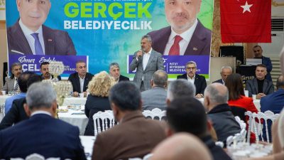 AK Parti’nin Hatay Büyükşehir Belediye (HBB) Başkan Adayı Mehmet Öntürk,