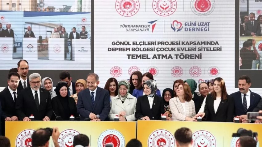 Kimsesiz kız çocukları için yaptırılan evlerin inşası sürüyor