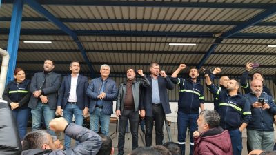 İskenderun’da faaliyet gösteren MMK Metalurji fabrikasında, Özçelik-İş Sendikası ile yapılan