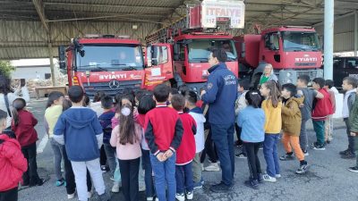 Hatay’ın Dörtyol ilçesine bağlı Barbaros İlköğretim Okulu öğrencileri, yaklaşan Sivil
