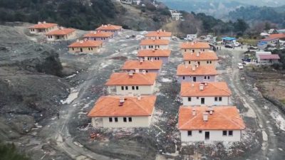 Hatay Valisi Mustafa Masatlı, Samandağ ilçesi Çubuklu Mahallesinde yapımı devam