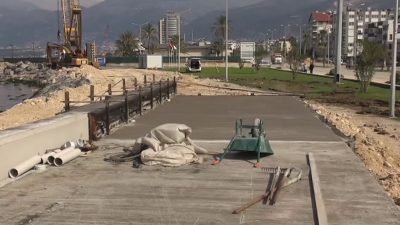 İskenderun sahilinde 6 Şubat’ta meydana gelen depremlerin ardından, Ulaştırma ve
