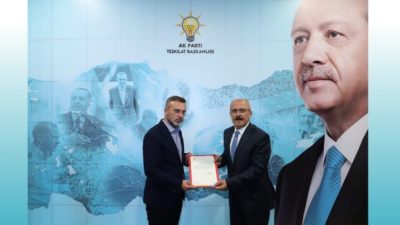 AKP Dörtyol İlçe Başkanı Osman Görgen İlçe Başkanlığı görevinden istifa