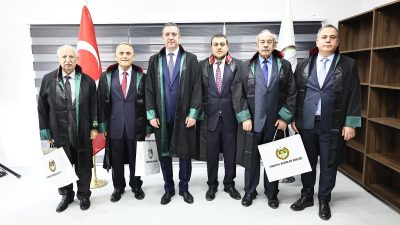 Hatay Baro başkanlığı yönetimi, meslekte yarım asrı geride bırakan 3