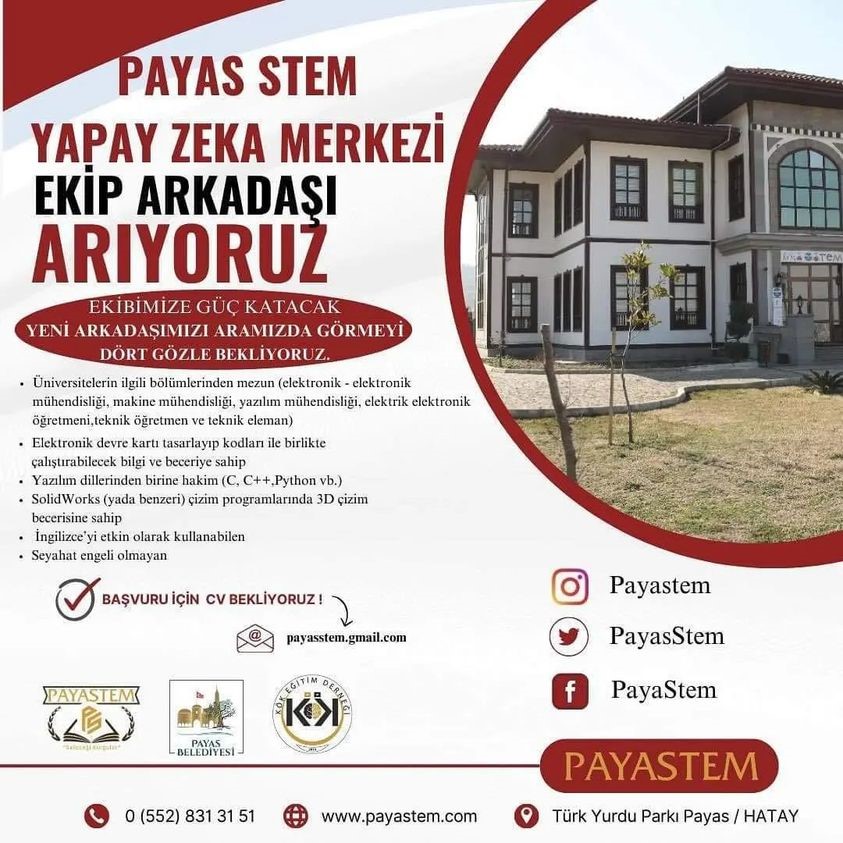 “Payas Stem” Nitelikli Eleman Alıyor