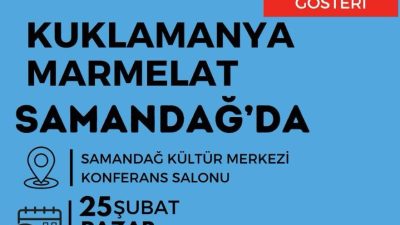 Samandağ belediyesi hafta sonunda çocuklara yönelik bir tiyatrosal oyun düzenledi