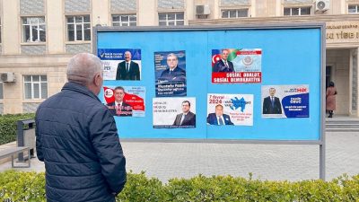  Azerbaycan halkı, cumhurbaşkanı seçimi için yarın sandık başına gidecek. Mevcut