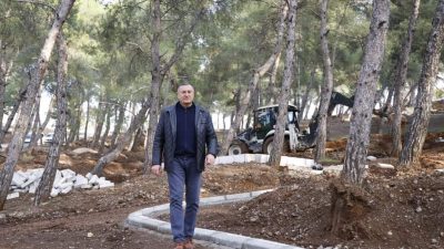 Kırıkhan ilçesinde, toplamda 50.066 metrekare alanda gerçekleştirilen çevre düzenlemesiyle yeşil