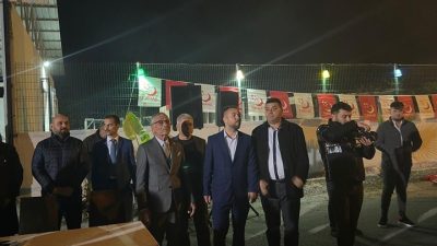 Dörtyol Çaylı Mahallesi’nde gerçekleştirilen açık hava toplantısında Saadet Partisi’nin Belediye