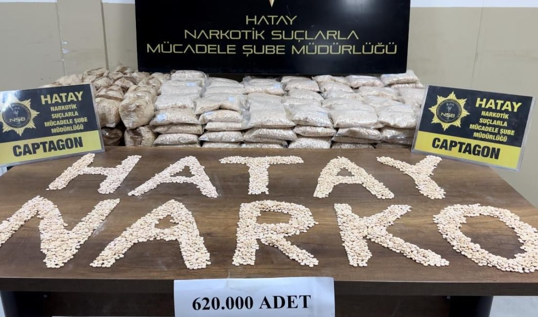 Hatay'ın Hassa ilçesinde durdurulan 2 araçtaki malzemelerin içine gizlenmiş 620