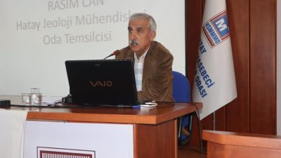 Jeoloji mühendisleri odası adına jeolog Rasim Can, HAMOK’un “Deoprem konulu