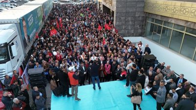 Cumhur İttifakı Mustafa Kemal Mahallesi Seçim İrtibat Merkezinin açılışını gerçekleştirdi.