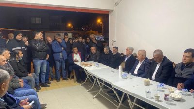 İskenderun’un Bekbele Mahallesi’nde vatandaşlarla buluşan İYİ Parti İskenderun Belediye Başkan