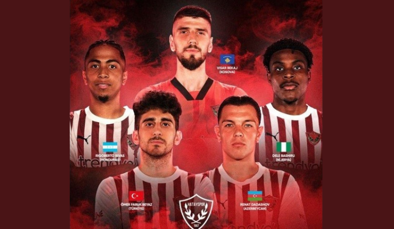 Hatayspor’da 5 futbolcu, ülkelerinin