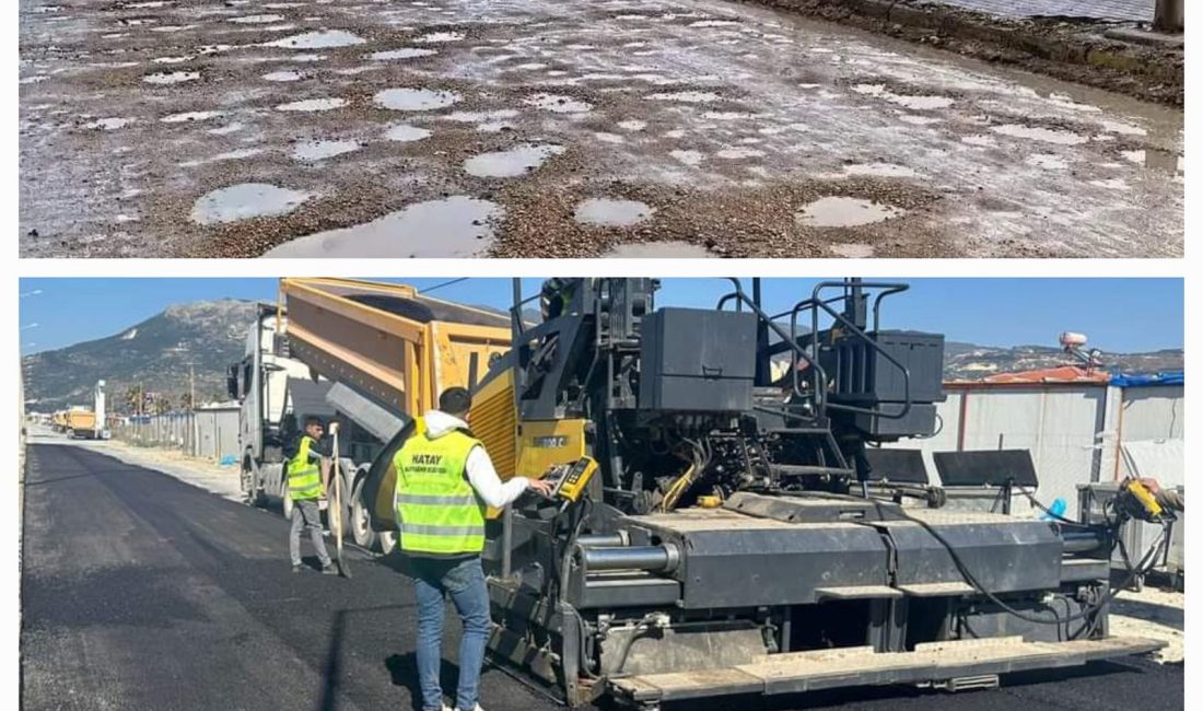 İlimizin Samandağ ilçesinde Deniz ile Çevlik sahilini birbirine bağlayan yol