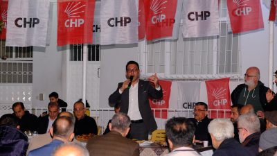 CHP’nin Defne belediye başkan adayı Halil İbrahim Özgün; ilçe halkıyla