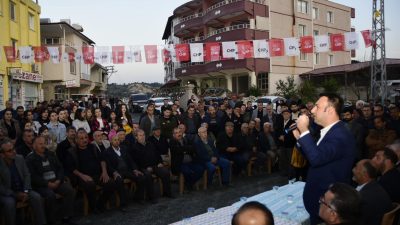 Defne’de CHP’nin belediye başkan adayı Halil İbrahim Özgün, ilçede her