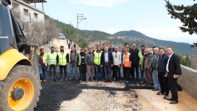 Hatay Büyükşehir ekipleri saha Büyükşehir belediyesi ekipleri, mevsim koşullarının da