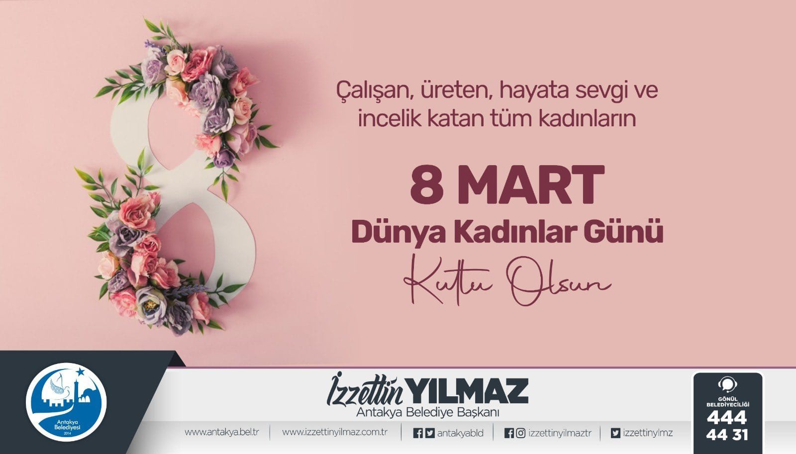 İzzettin Yılmaz’dan 8 Mart Dünya Kadınlar Günü Mesajı