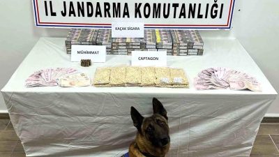 Hatay’ın Belen ilçesinde bir evde yapılan aramada 11 bin 817