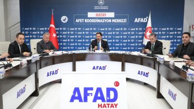 Hatay Valisi Mustafa Masatlı Başkanlığında gerçekleştirilen toplantıda seçim güvenliği ele