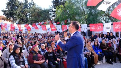 Defne CHP başkan adayı Halil İbrahim Özgün, hafta sonunda mahalle