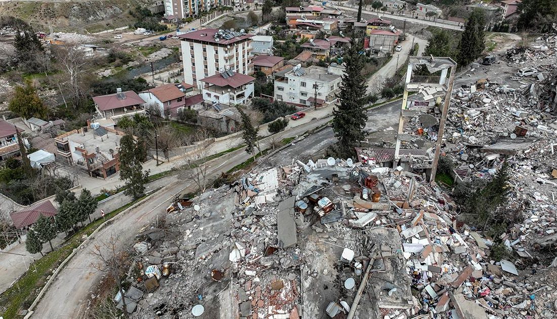 Hatay'da, 6 Şubat 2023'teki