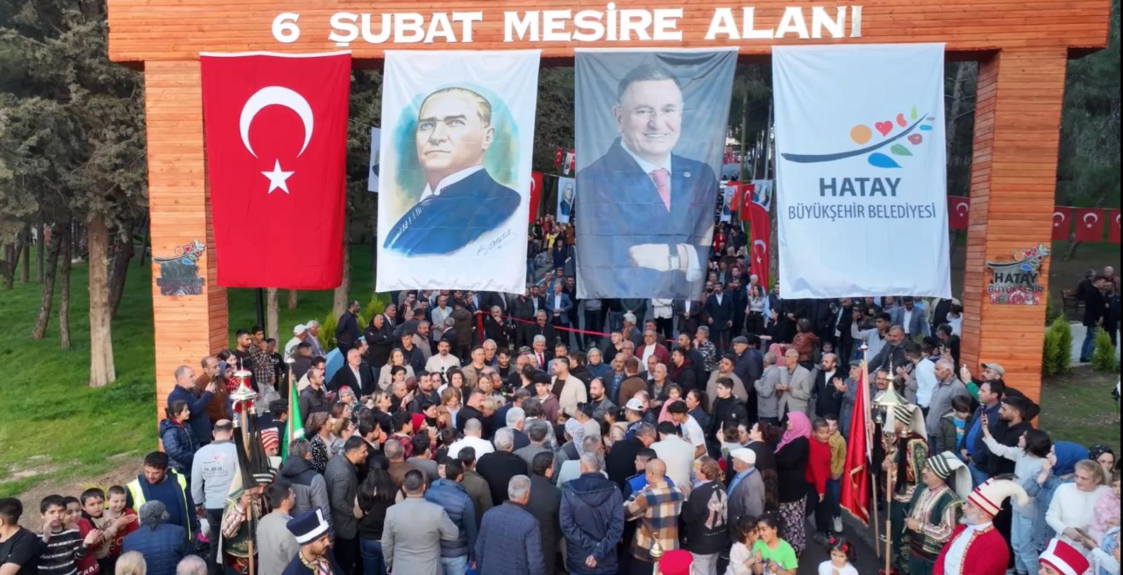 Hatay’da 6 Şubat Mesire Alanı hizmete girdi