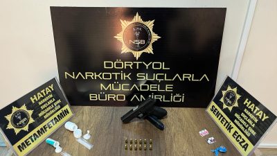 Hatay Emniyet Müdürlüğü ekipleri, uyuşturucu imal ve ticaretine yönelik gerçekleştirdikleri