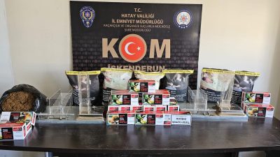 Hatay Emniyet Müdürlüğü görevlilerince yürütülen kaçakçılıkla mücadele kapsamında, 15 Mart