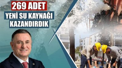 Hatay BŞB bünyesindeki HATSU’nun il geneli su sıkıntısına çözüm olarak