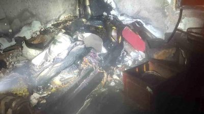 Hatay’ın İskenderun ilçesinde çıkan ev yangını, itfaiye ekiplerinin müdahalesiyle söndürüldü.