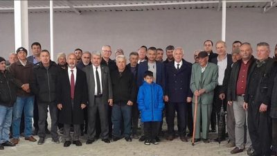 CHP İskenderun Belediye Başkan adayı Mehmet Duduoğlu, Suçıkağı Mahallesi sakinleriyle