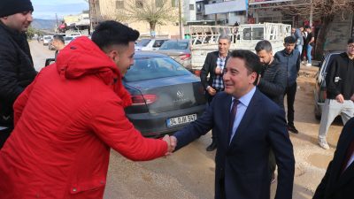 DEVA Partisi Genel Başkanı Ali Babacan, Hatay’ın İskenderun Arsuz, Hassa