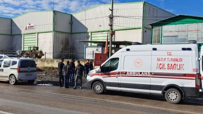 Hatay’ın Dörtyol ilçesi Yeşilköy Mahallesi’nde bulunan bir iş yerinde meydana