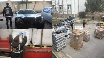 Ticaret Bakanlığı Gümrük Muhafaza ekipleri, İstanbul, Kırklareli, Edirne ve Van'da