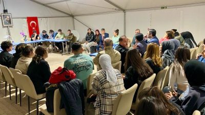 İskenderun Kaymakamı Murat Sefa Demiryürek, NATO tarafından depremzede vatandaşlar için