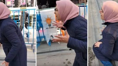 Aksaray’da dün gerçekleşen miting sırasında, 6 Şubat depremlerinde yaşamını yitiren