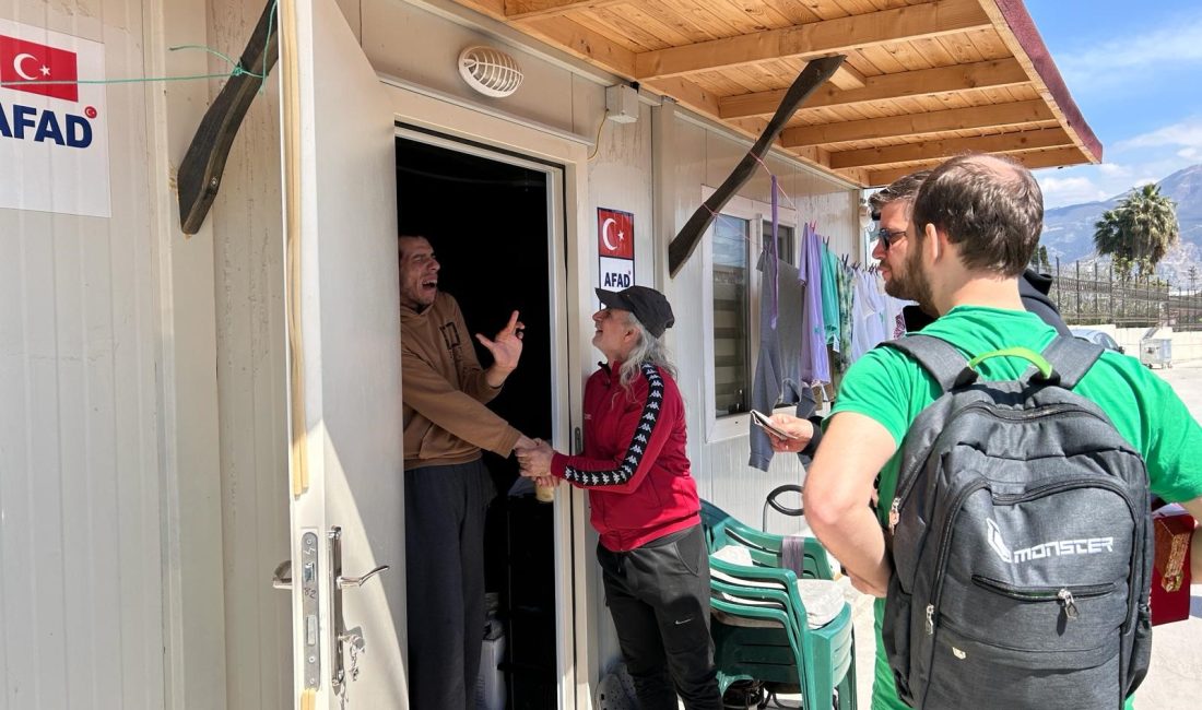 Depremin yaralarını sarmak için