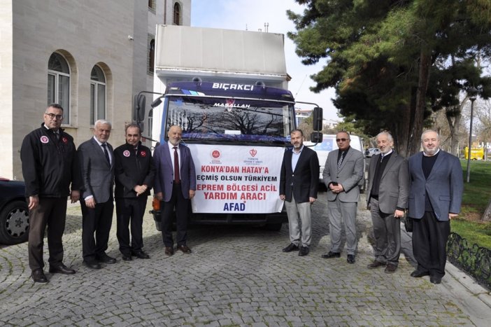 Konya’dan Hatay’a Ramazan yardımı yolda