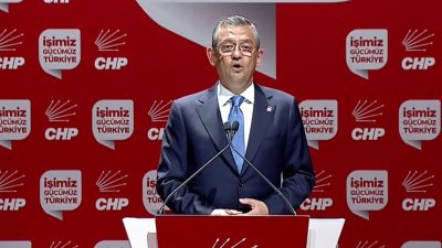 Cumhuriyet Halk Partisi (CHP) Genel Başkanı Özgür Özel basın açıklaması