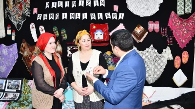 Belen Fatih Sultan Mehmet İlkokulu’nda gerçekleştirilen Dilimizin Zenginlikleri Projesi sergisi,