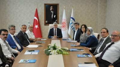 Hatay İl Müdürü Hamit Bal başkanlığında Nisan ayı istişare toplantısında,