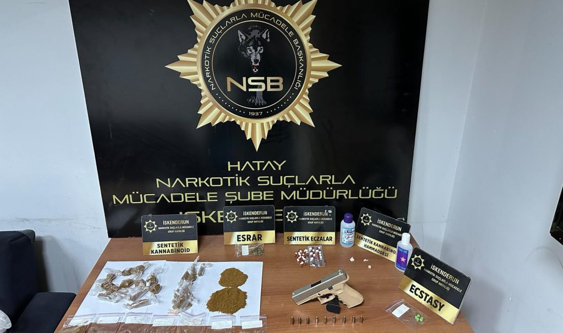 Hatay Emniyet Müdürlüğü ekipleri, 10 Nisan 2024 tarihinde İskenderun genelinde